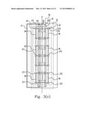 INTERCONNECTING STRUCTURE FOR ELECTRICALLY CONNECTING A FIRST ELECTRONIC     DEVICE WITH A SECOND ELECTRONIC DEVICE diagram and image