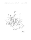 TEST APPARATUS WITH GIMBALED MOUNT FOR CATHETERS diagram and image