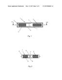 GAS ADSORBING DEVICE AND HOLLOW BODY HOUSING THE SAME diagram and image