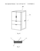 GAS ADSORBING DEVICE AND HOLLOW BODY HOUSING THE SAME diagram and image