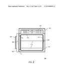 HOME COOKING APPLIANCE WITH A SIDE SWING OVEN DOOR HAVING AN INTEGRAL SELF     CAPTURING LATCH diagram and image