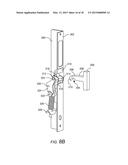 HOME COOKING APPLIANCE WITH A SIDE SWING OVEN DOOR HAVING AN INTEGRAL SELF     CAPTURING LATCH diagram and image