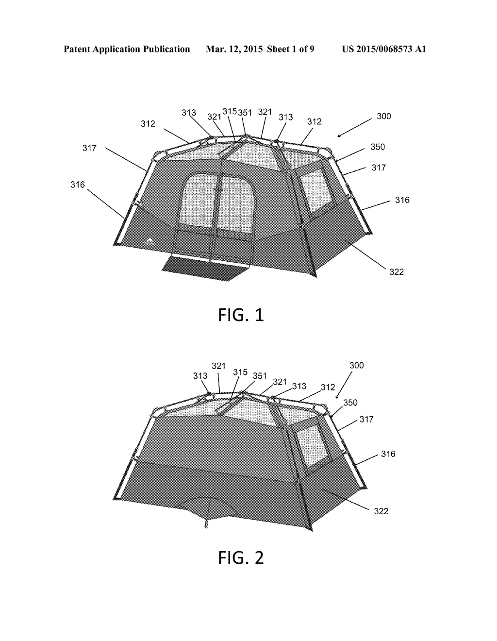 Foldable Tent - diagram, schematic, and image 02