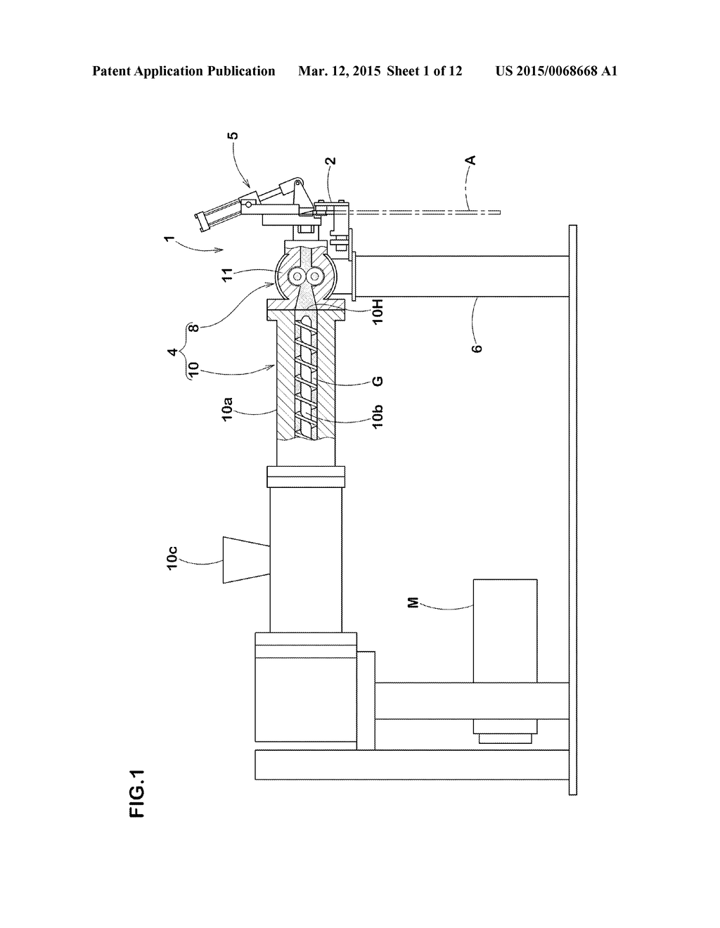 BEAD APEX RUBBER-FORMING METHOD, AND BEAD APEX RUBBER-FORMING DEVICE - diagram, schematic, and image 02