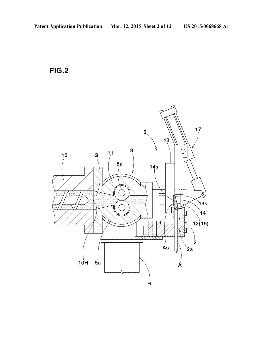 BEAD APEX RUBBER-FORMING METHOD, AND BEAD APEX RUBBER-FORMING DEVICE - diagram, schematic, and image 03