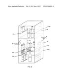 ADJUSTABLE SHELF AND METHOD OF USE diagram and image