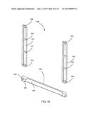 ADJUSTABLE SHELF AND METHOD OF USE diagram and image