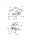 VEHICLES AND METHODS FOR MAGNETICALLY MANAGING LEGS OF RAIL-BASED     PHOTOVOLTAIC MODULES DURING INSTALLATION diagram and image