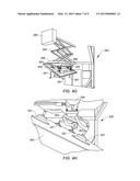 VEHICLES AND METHODS FOR MAGNETICALLY MANAGING LEGS OF RAIL-BASED     PHOTOVOLTAIC MODULES DURING INSTALLATION diagram and image