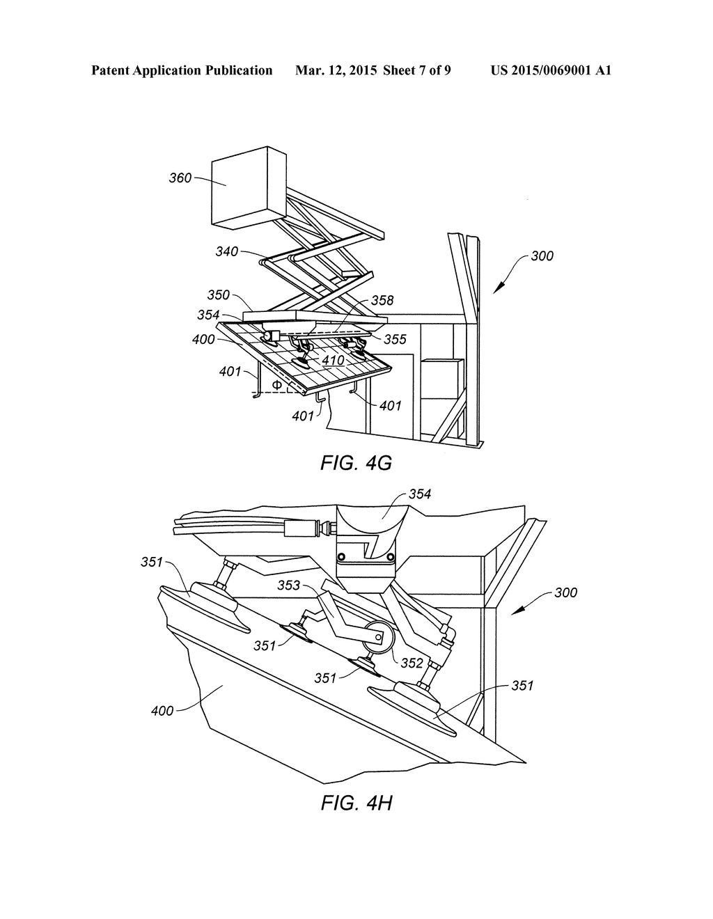 VEHICLES AND METHODS FOR MAGNETICALLY MANAGING LEGS OF RAIL-BASED     PHOTOVOLTAIC MODULES DURING INSTALLATION - diagram, schematic, and image 08