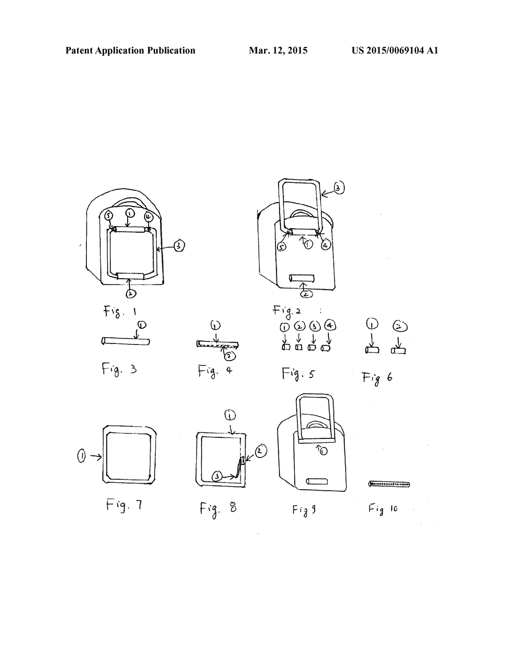 Loop Strap System for Convertible Bag - diagram, schematic, and image 02