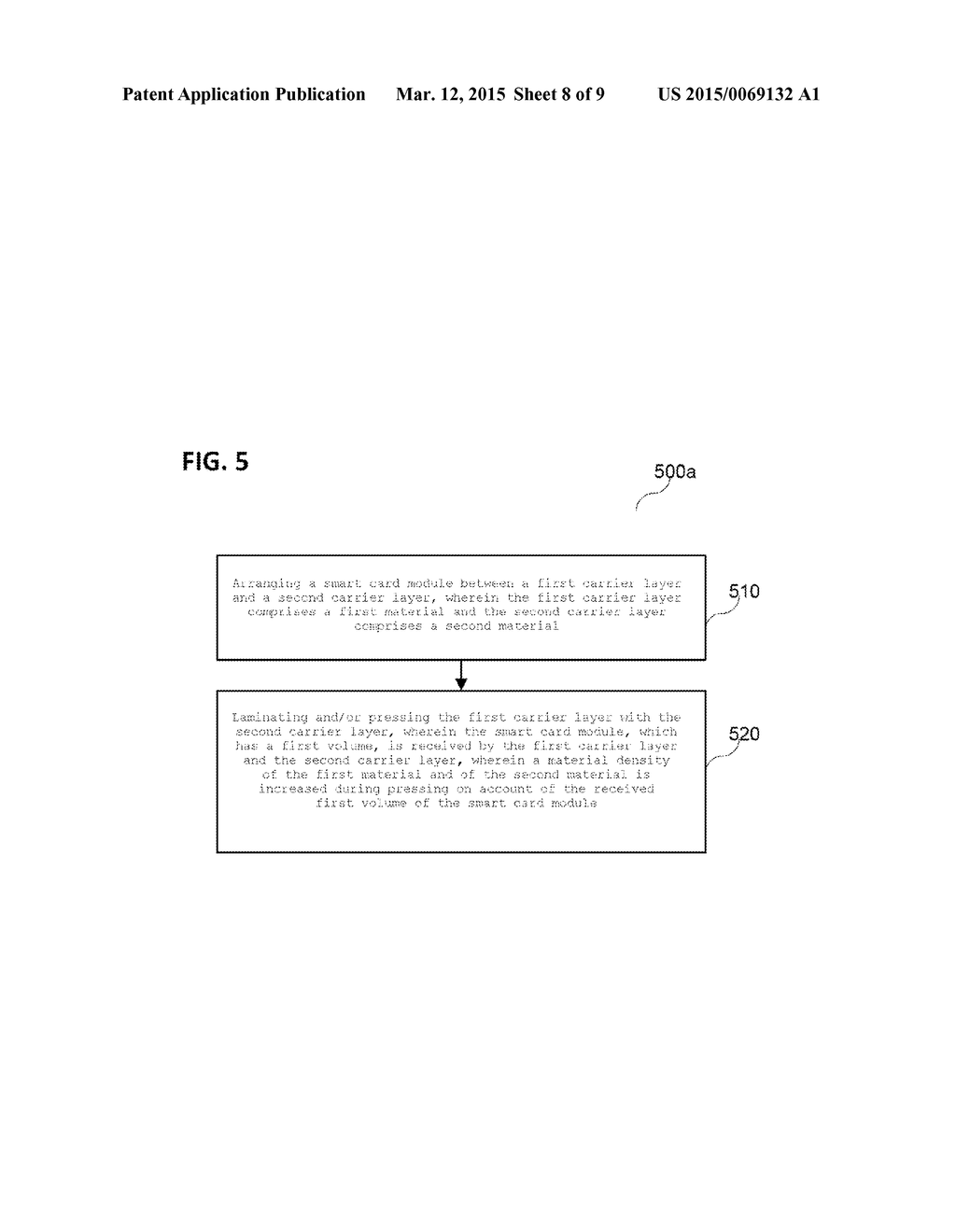 Smart card module arrangement, smart card, method for producing a smart     card module arrangement and method for producing a smart card - diagram, schematic, and image 09