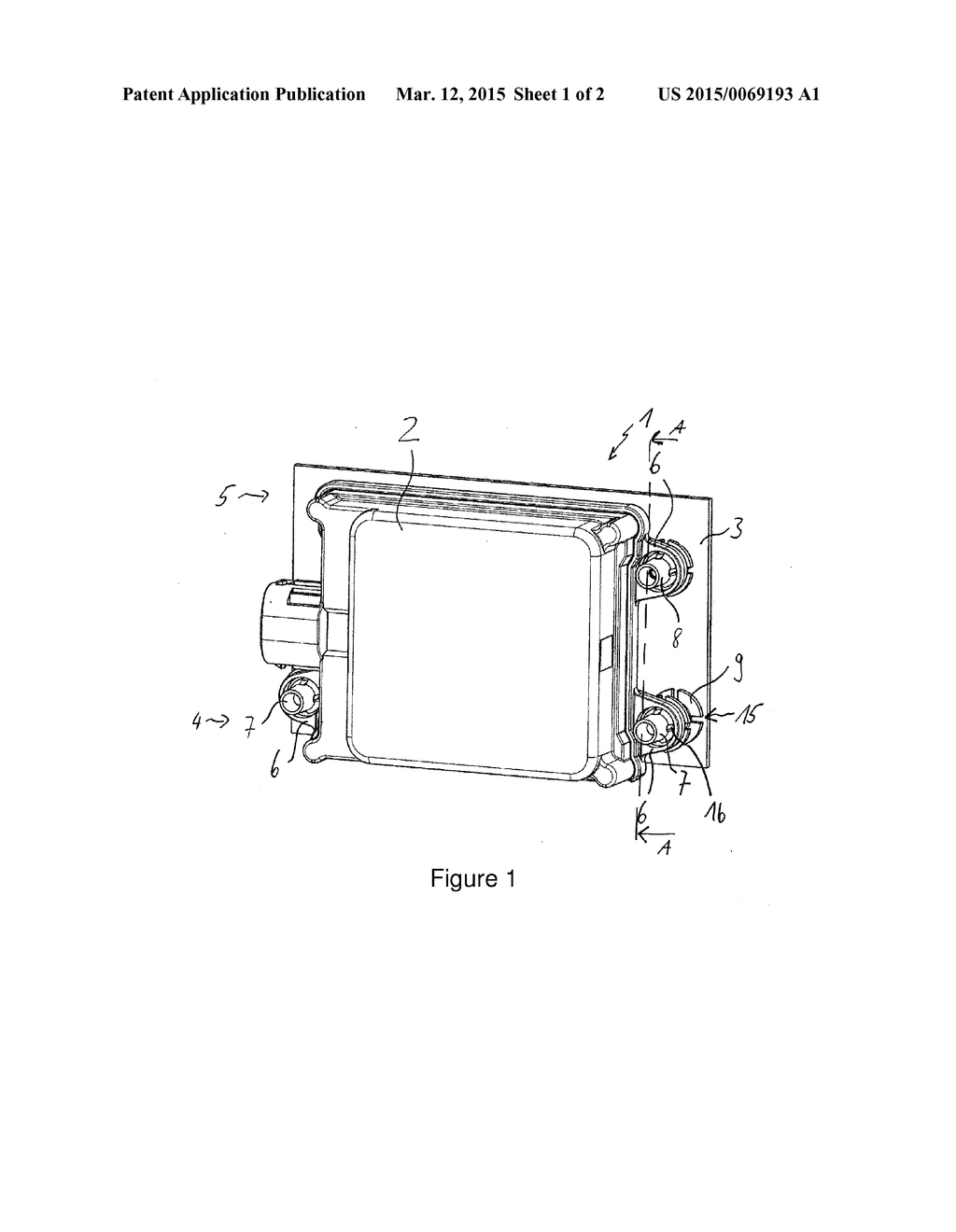 Arrangement for Mounting and Adjusting a Sensor - diagram, schematic, and image 02