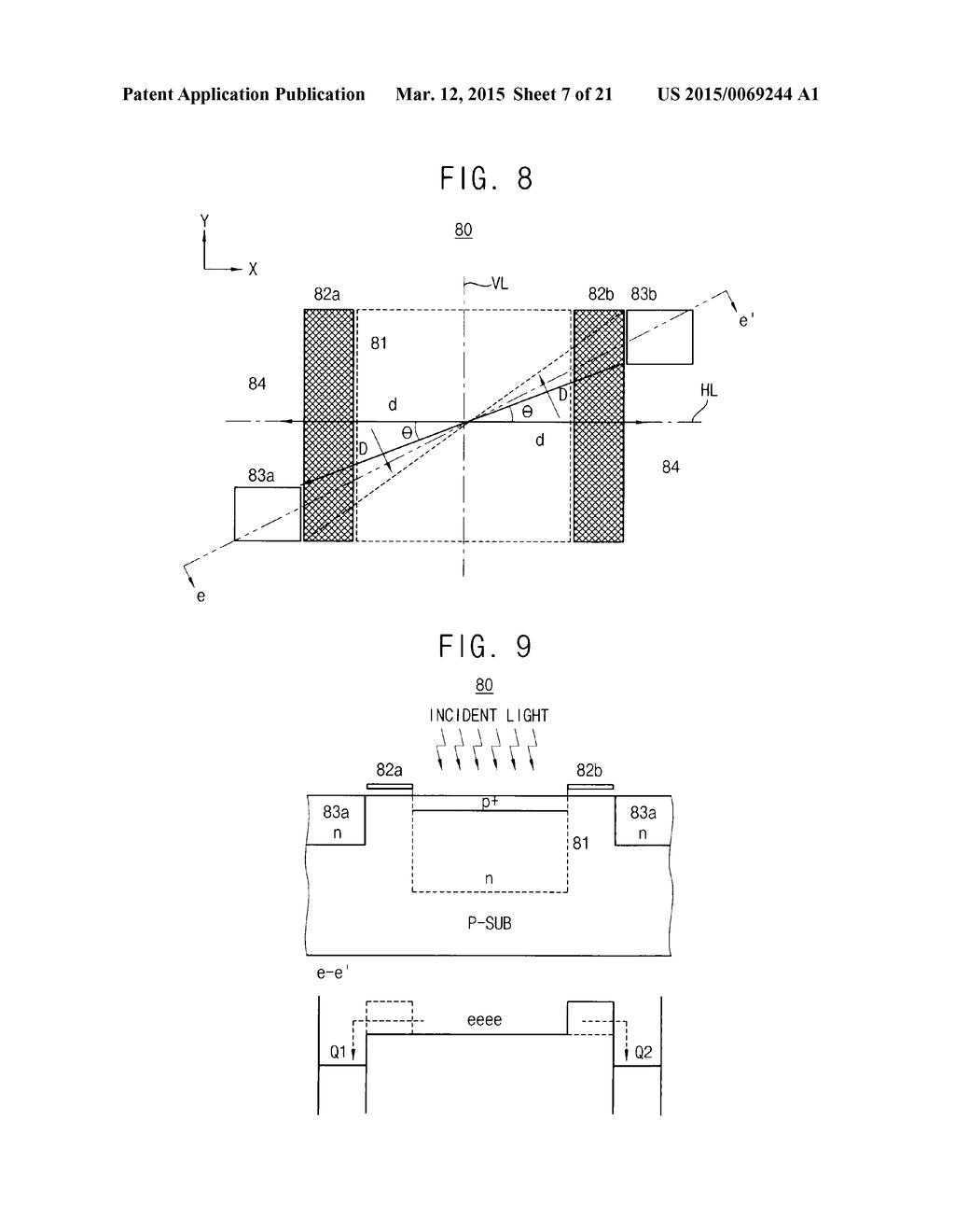 UNIT PIXELS, DEPTH SENSORS AND THREE-DIMENSIONAL IMAGE SENSORS INCLUDING     THE SAME - diagram, schematic, and image 08