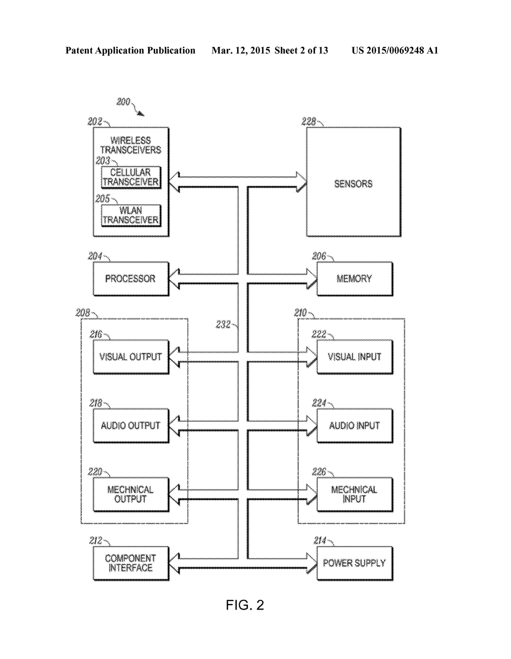 Electronic Device with Gesture Detection System and Methods for Using the     Gesture Detection System - diagram, schematic, and image 03