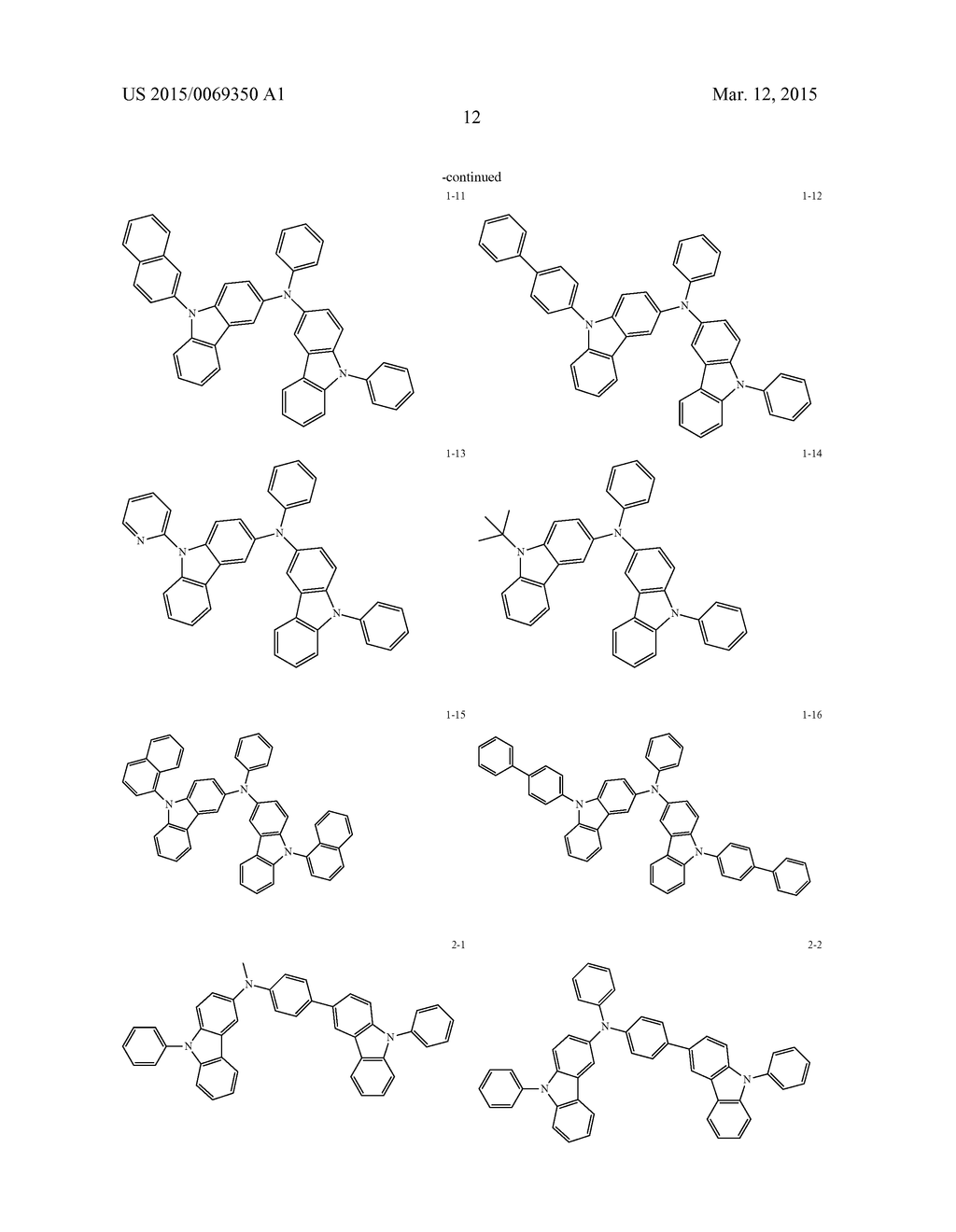 ORGANIC ELECTRONIC ELEMENT INCLUDING LIGHT EFFICIENCY IMPROVING LAYER,     ELECTRONIC DEVICE INCLUDING THE SAME, AND COMPOUND FOR THE SAME - diagram, schematic, and image 15