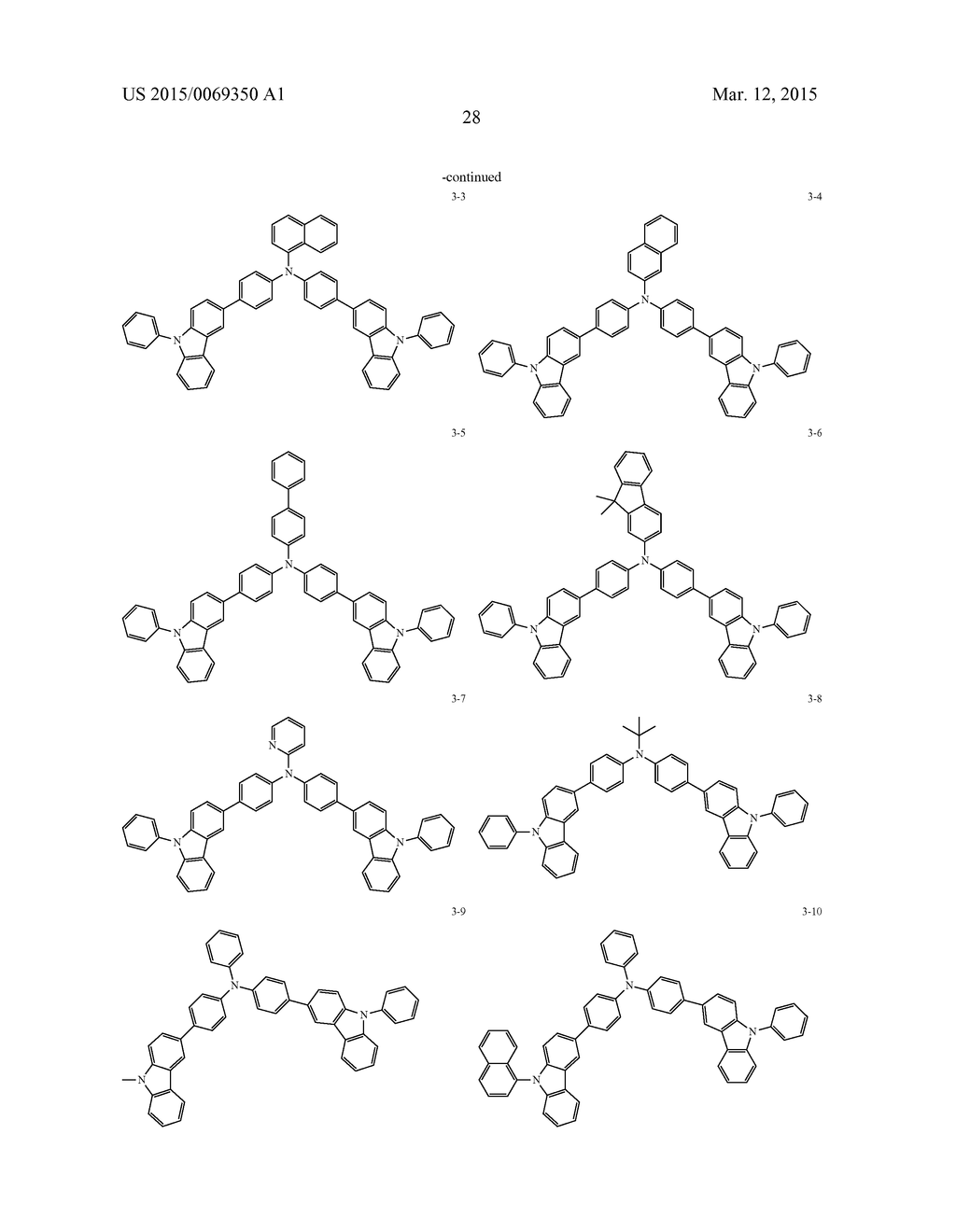 ORGANIC ELECTRONIC ELEMENT INCLUDING LIGHT EFFICIENCY IMPROVING LAYER,     ELECTRONIC DEVICE INCLUDING THE SAME, AND COMPOUND FOR THE SAME - diagram, schematic, and image 31