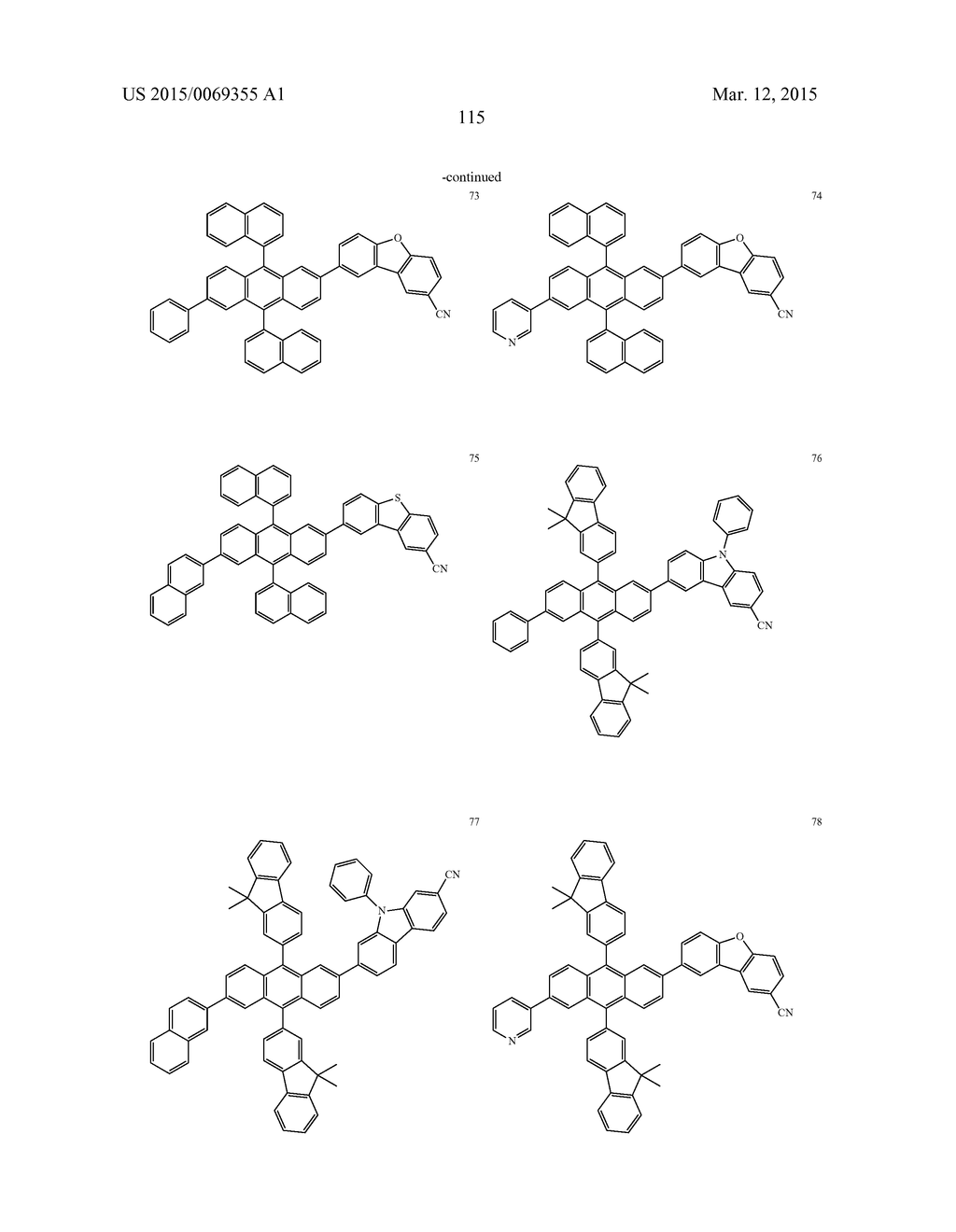 CONDENSED COMPOUND AND ORGANIC LIGHT-EMITTING DIODE INCLUDING THE SAME - diagram, schematic, and image 117