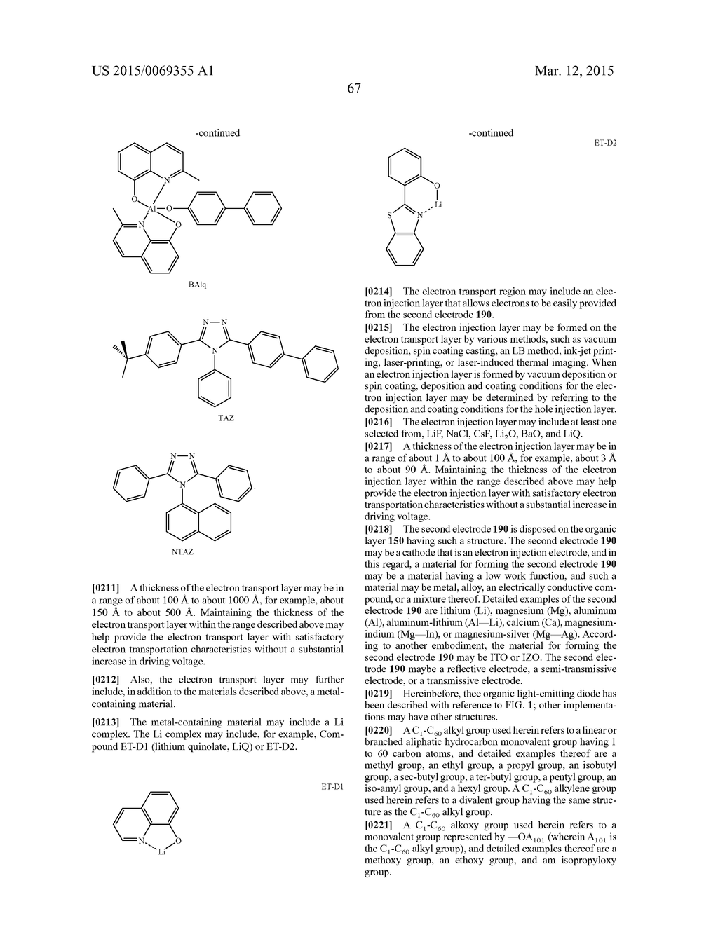 CONDENSED COMPOUND AND ORGANIC LIGHT-EMITTING DIODE INCLUDING THE SAME - diagram, schematic, and image 69