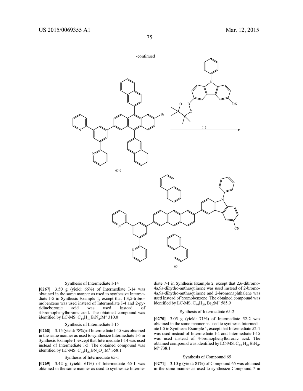 CONDENSED COMPOUND AND ORGANIC LIGHT-EMITTING DIODE INCLUDING THE SAME - diagram, schematic, and image 77