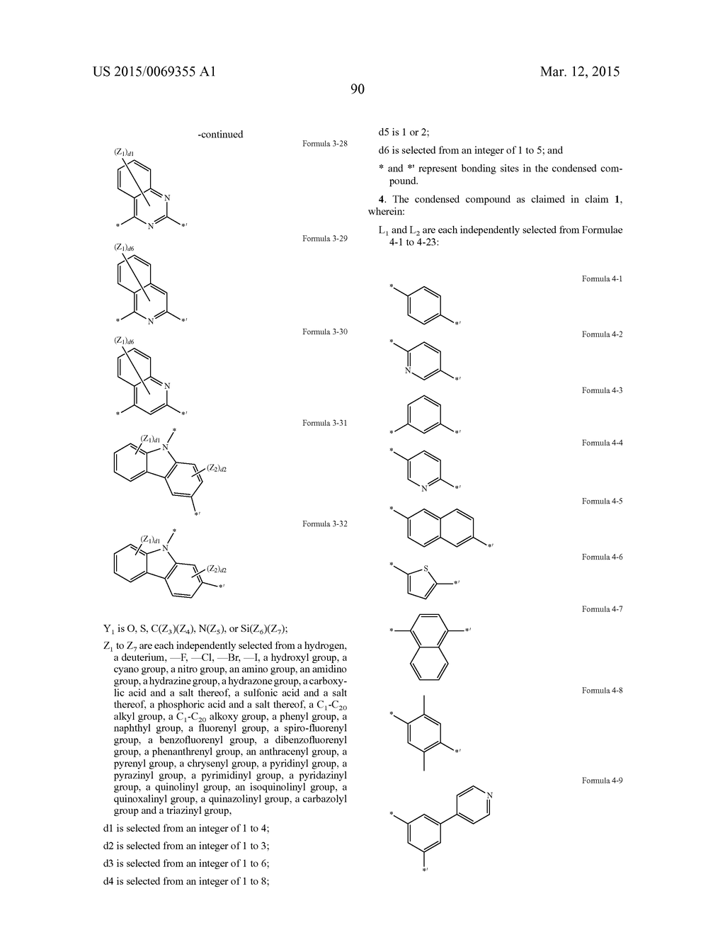 CONDENSED COMPOUND AND ORGANIC LIGHT-EMITTING DIODE INCLUDING THE SAME - diagram, schematic, and image 92