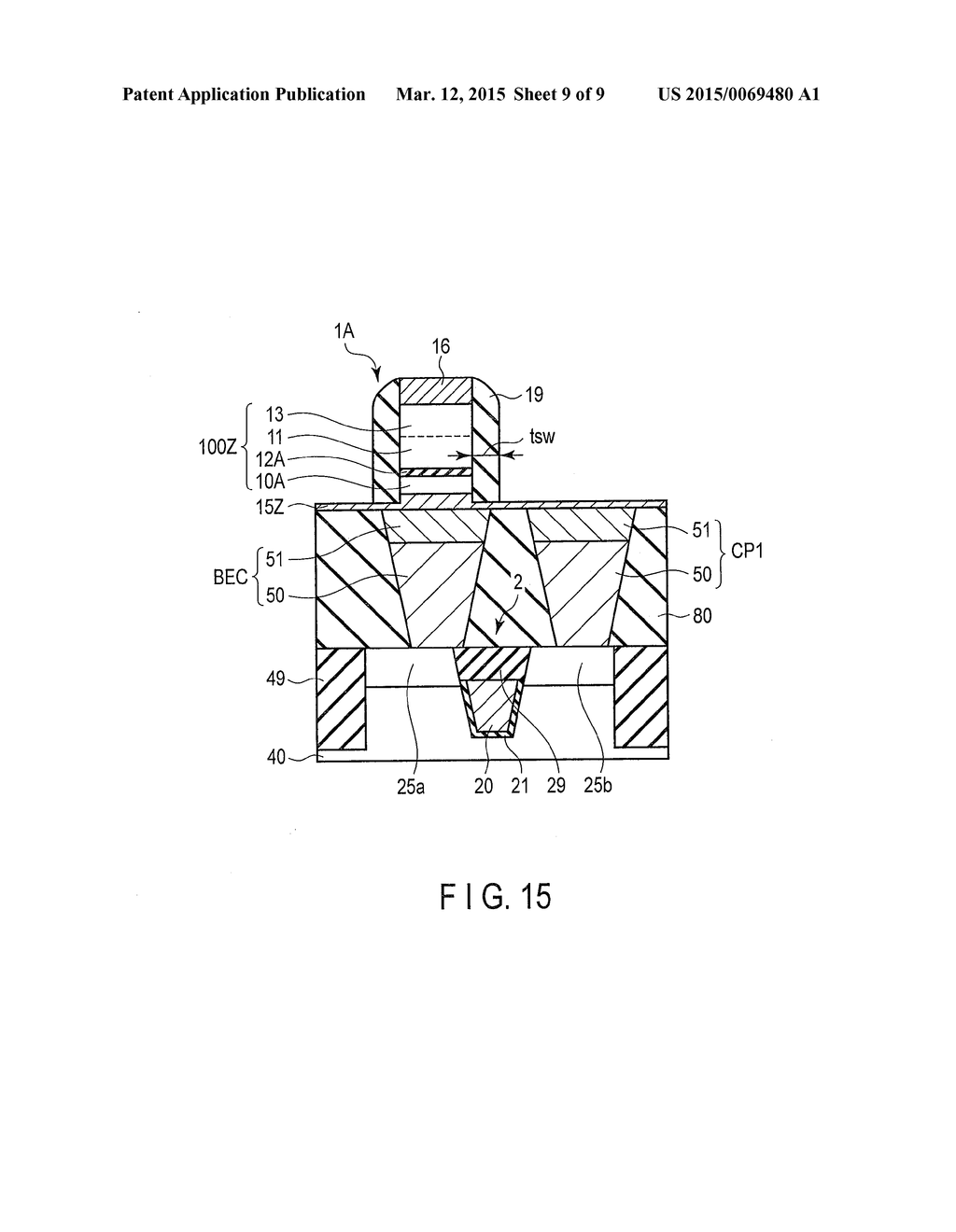 MAGNETIC MEMORY AND MANUFACTURING METHOD THEREOF - diagram, schematic, and image 10