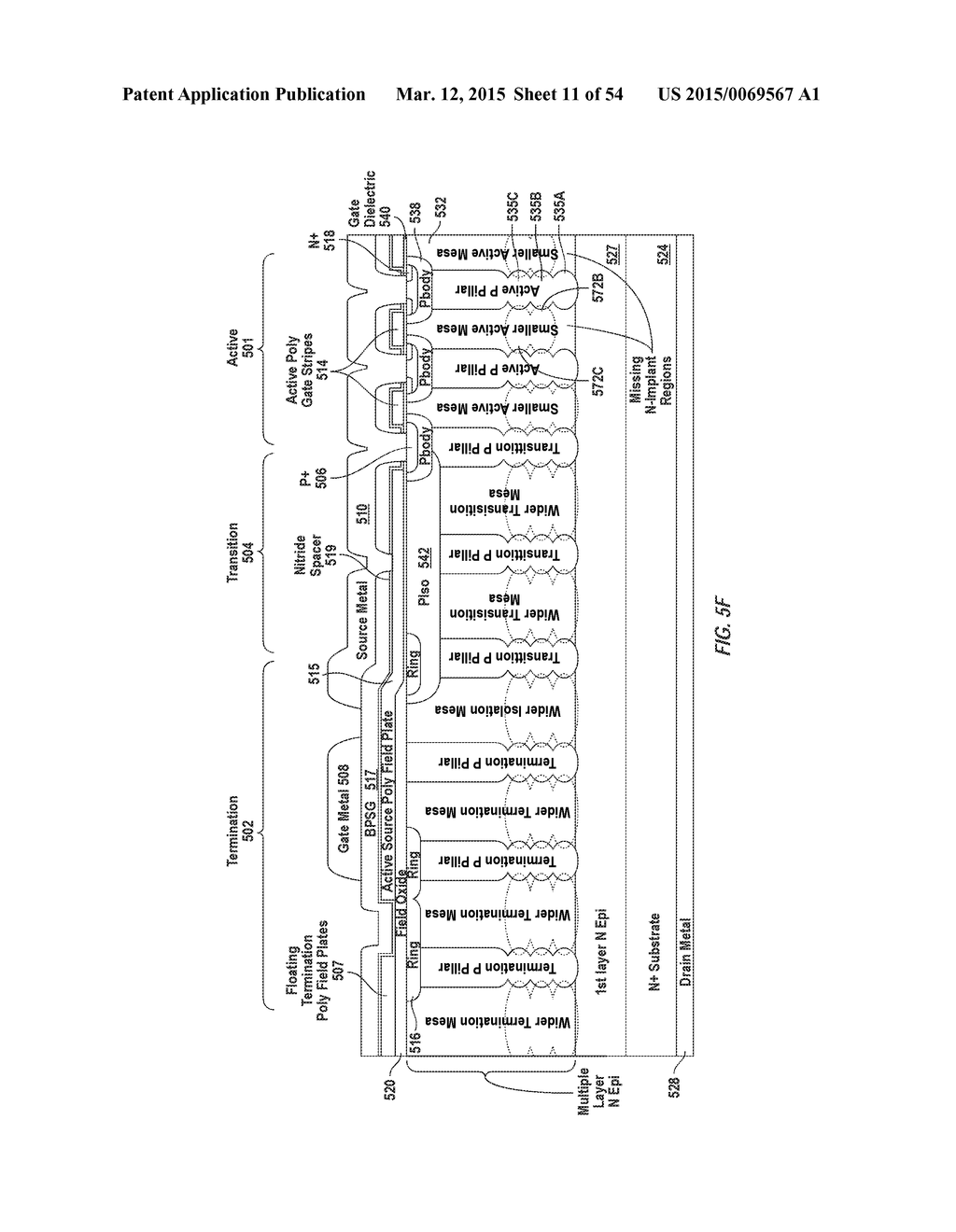 SUPERJUNCTION STRUCTURES FOR POWER DEVICES AND METHODS OF MANUFACTURE - diagram, schematic, and image 12