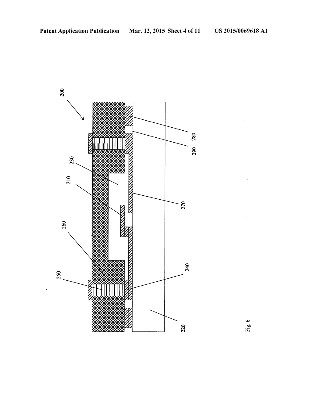 Method for forming through wafer vias - diagram, schematic, and image 05