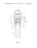 SHOCK-ABSORBING SEAT POST FOR BICYCLE diagram and image