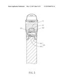 SHOCK-ABSORBING SEAT POST FOR BICYCLE diagram and image