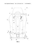 VEHICLE SEAT WITH ADJUSTABLE SEAT BACK AND MULTIPLE RESTRAINT RELEASE     MECHANISM diagram and image