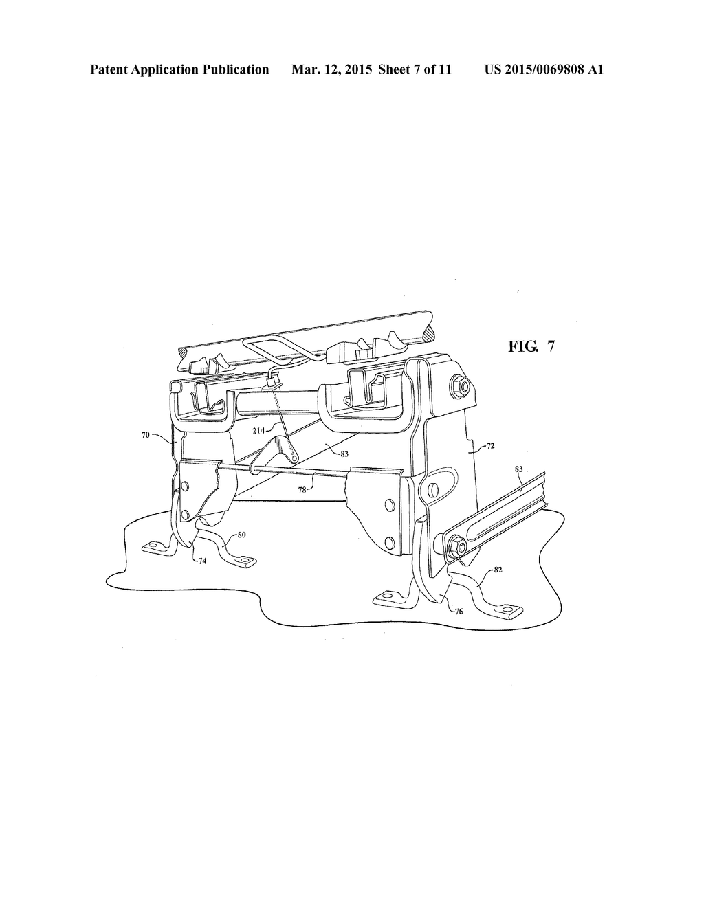 One Touch Stow In Floor Seat Assembly With Automatic Lateral Displacement - diagram, schematic, and image 08