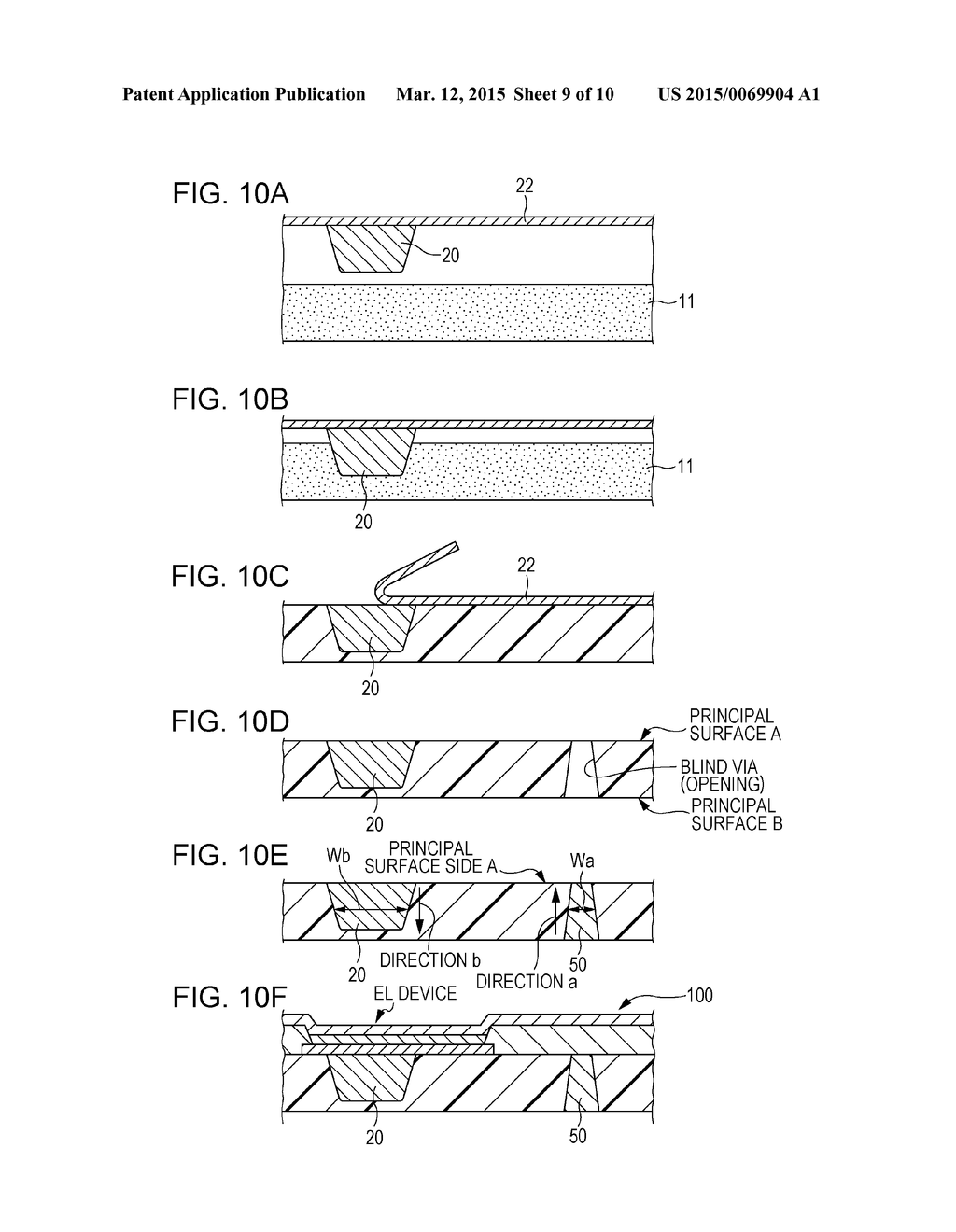 DISPLAY DEVICE AND METHOD FOR MANUFACTURING THE SAME - diagram, schematic, and image 10