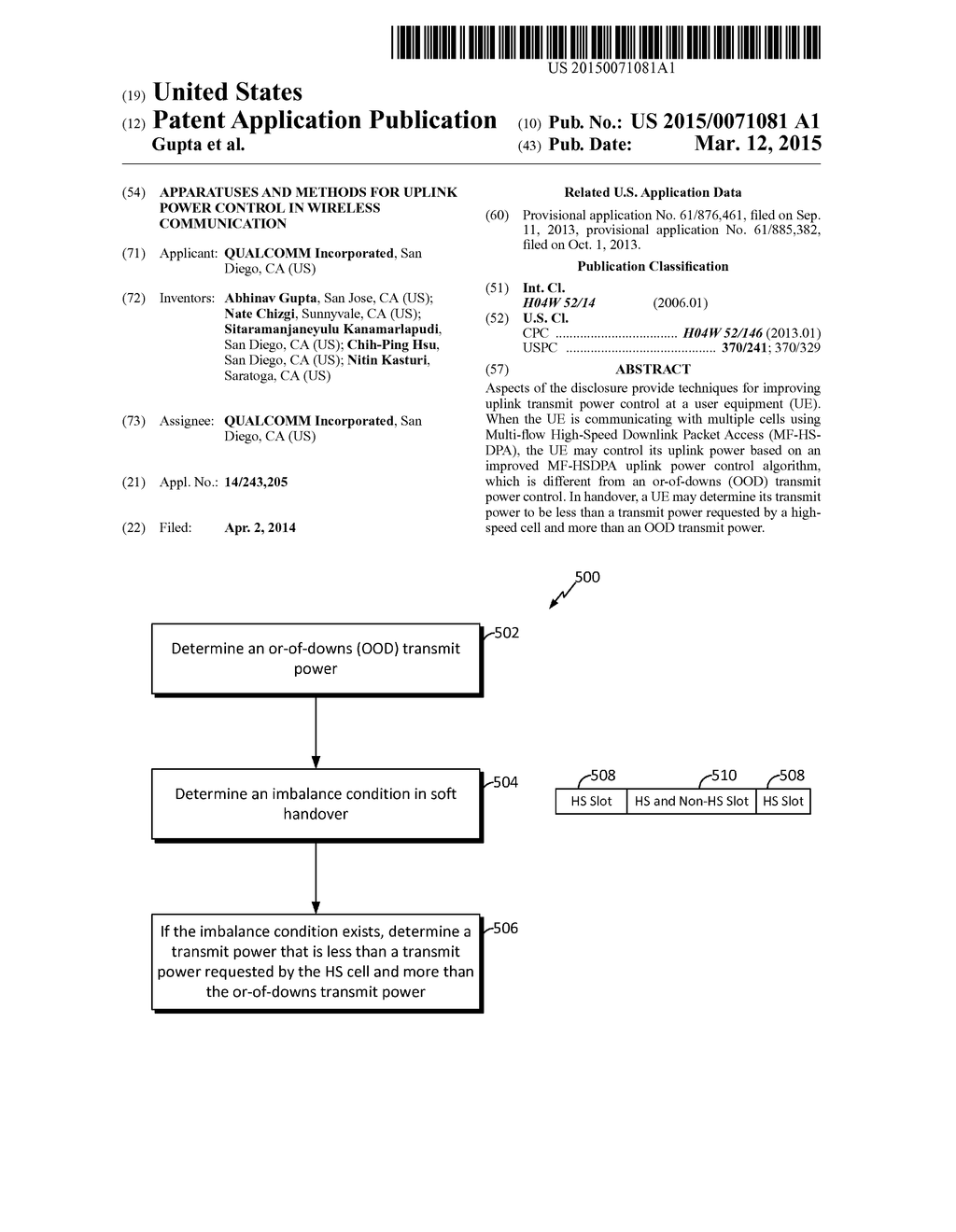 APPARATUSES AND METHODS FOR UPLINK POWER CONTROL IN WIRELESS COMMUNICATION - diagram, schematic, and image 01