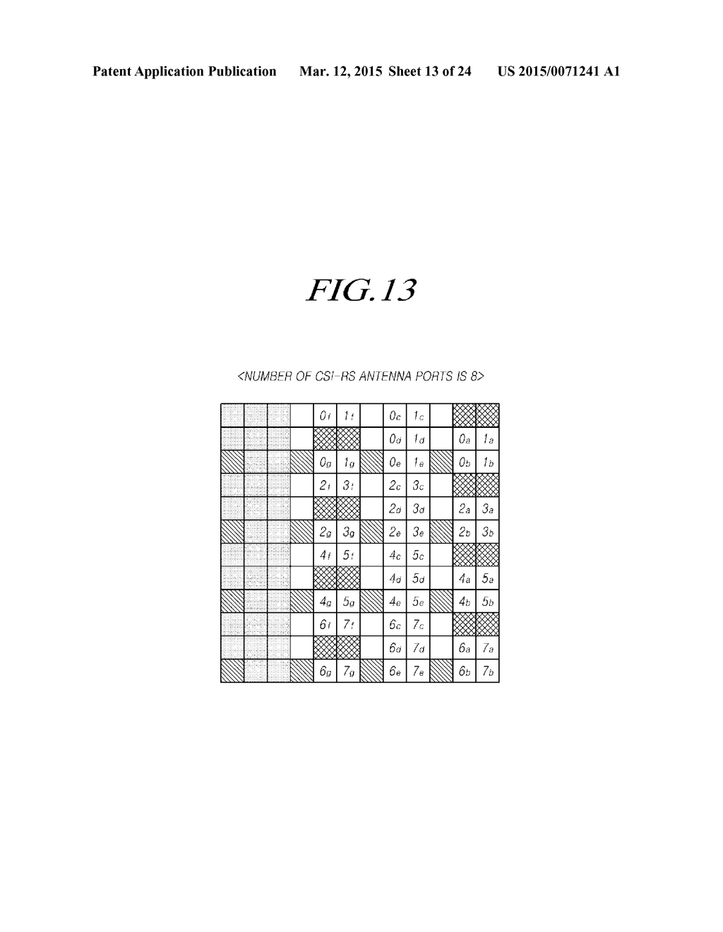 APPARATUS AND METHOD FOR TRANSMITTING MUTING INFORMATION, AND APPARATUS     AND METHOD FOR ACQUIRING CHANNEL STATE USING SAME - diagram, schematic, and image 14