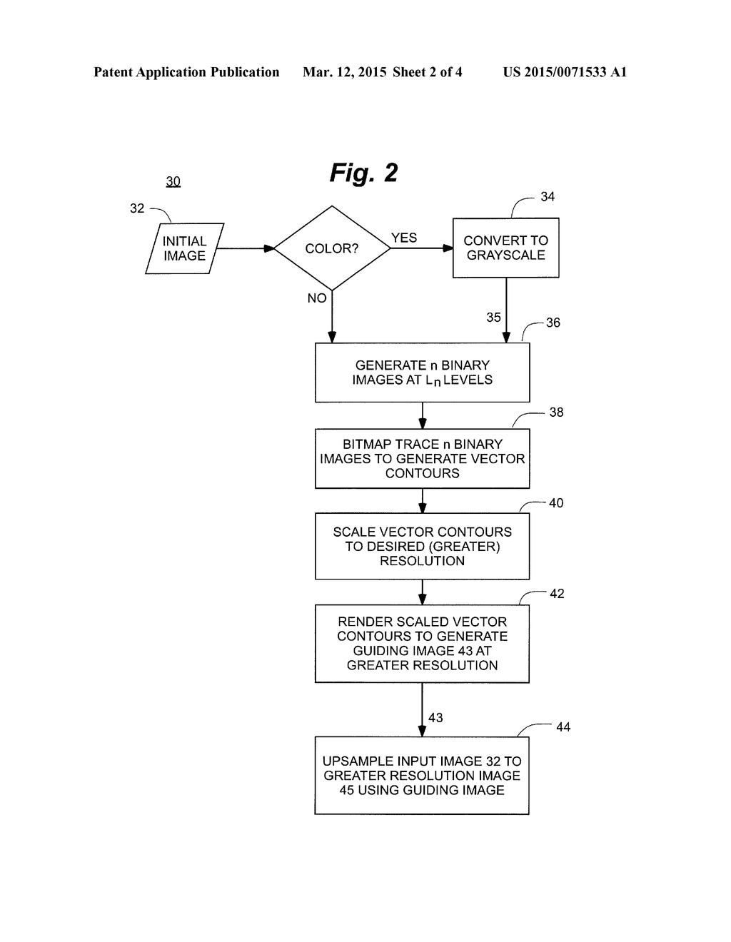 GUIDED IMAGE UPSAMPLING USING BITMAP TRACING - diagram, schematic, and image 03