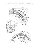 VARIABLE PITCH RECTIFIER FOR A TURBOMACHINE COMPRESSOR COMPRISING TWO     INNER RINGS diagram and image