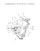 MACHINE FOR MANUFACTURING CONCRETE UWALL TYPE CONSTRUCTION BLOCKS BY     MOLDING EACH CONCRETE U-WALL CONSTRUCTION BLOCK FROM CONCRETE POURED     ABOUT A BLOCK CAGE MADE FROM REINFORCING MATERIAL WHILE SAID BLOCK CAGE     IS LOADED WITHIN SAID MACHINE diagram and image