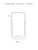 BATTERY PACK, HOLSTER, AND EXTENDIBLE PROCESSING AND INTERFACE PLATFORM     FOR MOBILE DEVICES diagram and image