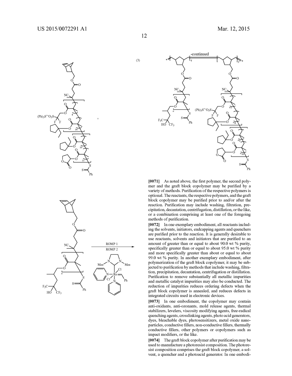 SELF-ASSEMBLED STRUCTURES, METHOD OF MANUFACTURE THEREOF AND ARTICLES     COMPRISING THE SAME - diagram, schematic, and image 18