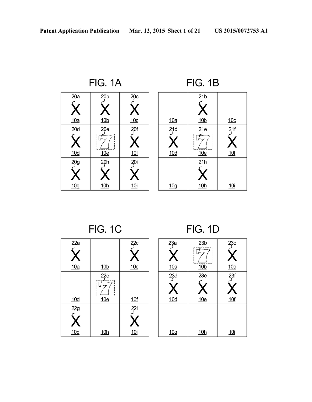 GAMING SYSTEM AND METHOD PROVIDING A SLOT GAME HAVING A SURROUNDED SYMBOL     AWARD EVALUATION - diagram, schematic, and image 02