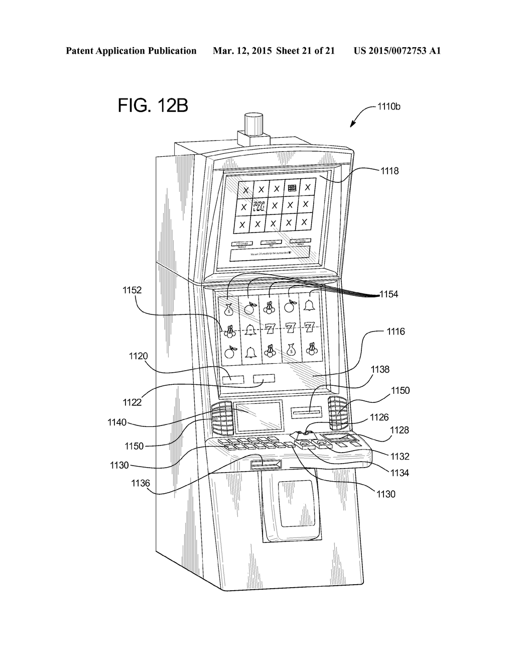 GAMING SYSTEM AND METHOD PROVIDING A SLOT GAME HAVING A SURROUNDED SYMBOL     AWARD EVALUATION - diagram, schematic, and image 22