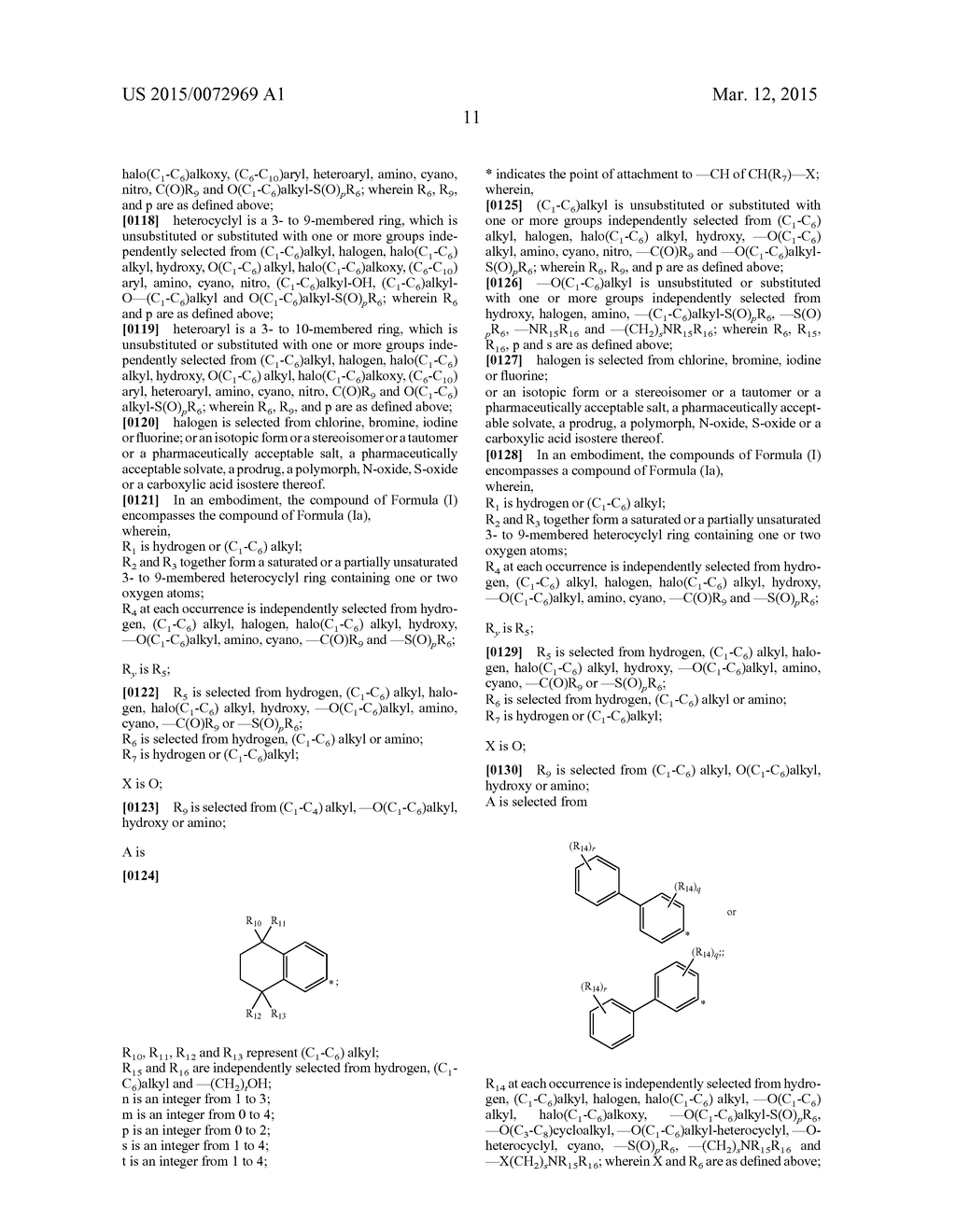 PHENYL ALKANOIC ACID DERIVATIVES AS GPR AGONISTS - diagram, schematic, and image 12