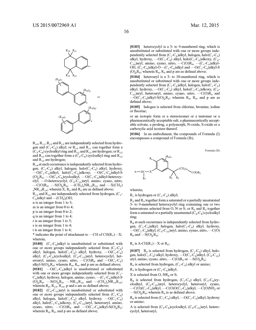 PHENYL ALKANOIC ACID DERIVATIVES AS GPR AGONISTS - diagram, schematic, and image 17
