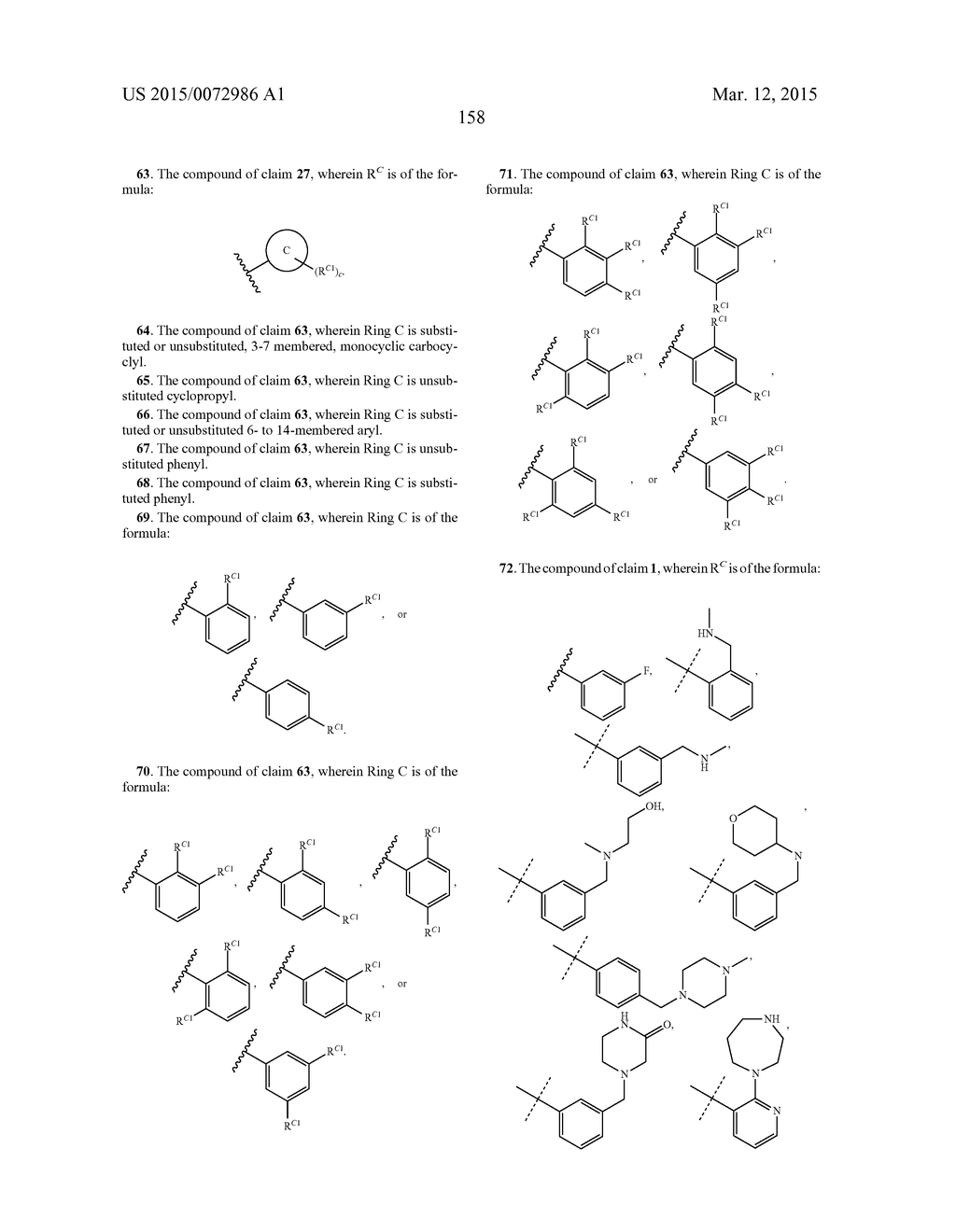 UREA DERIVATIVES AND USES THEREOF - diagram, schematic, and image 163