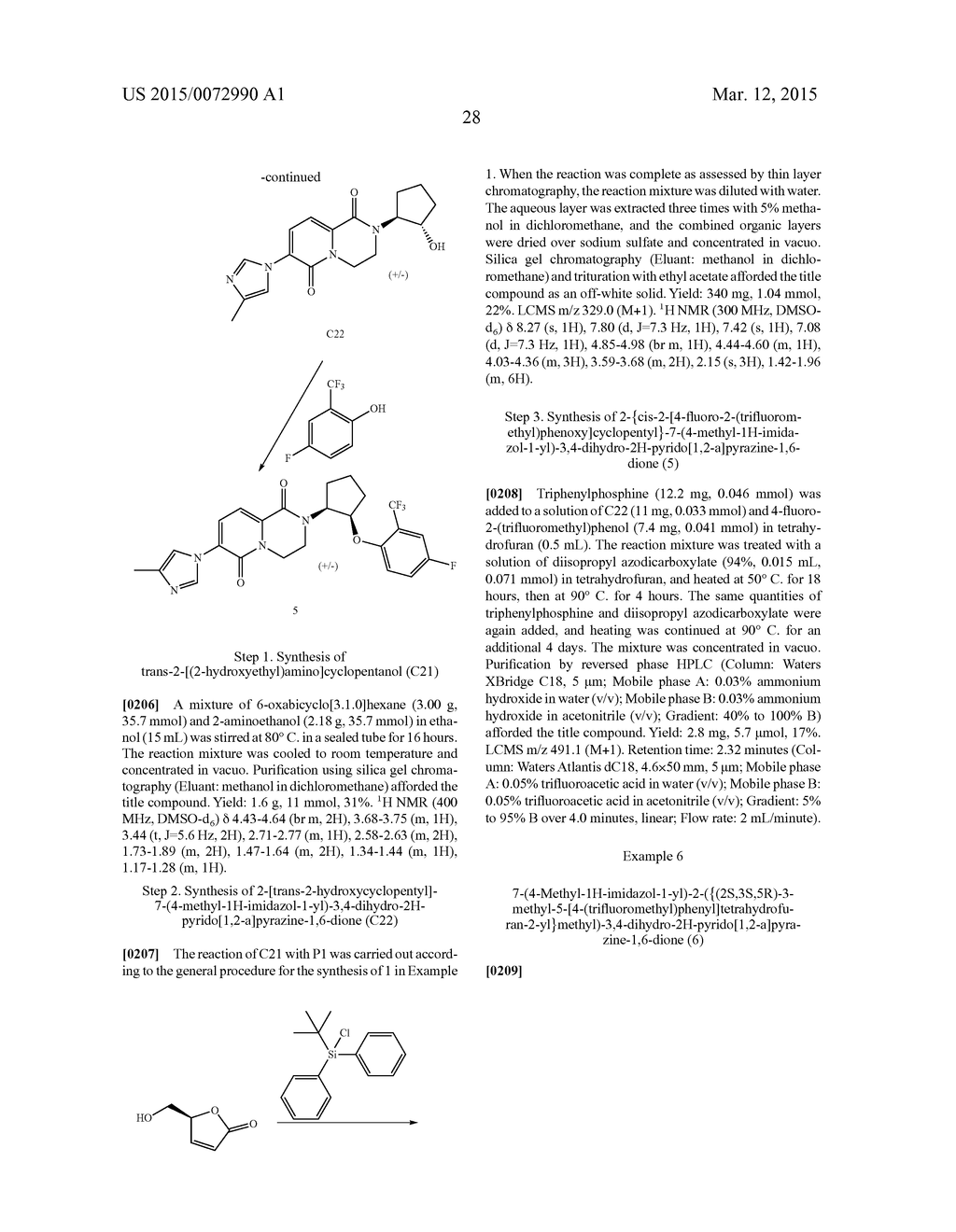 Novel Pyrido[1,2-a]Pryazines And Their Use In The Treatment of     Neurodegenerative and Neurological Disorders - diagram, schematic, and image 29