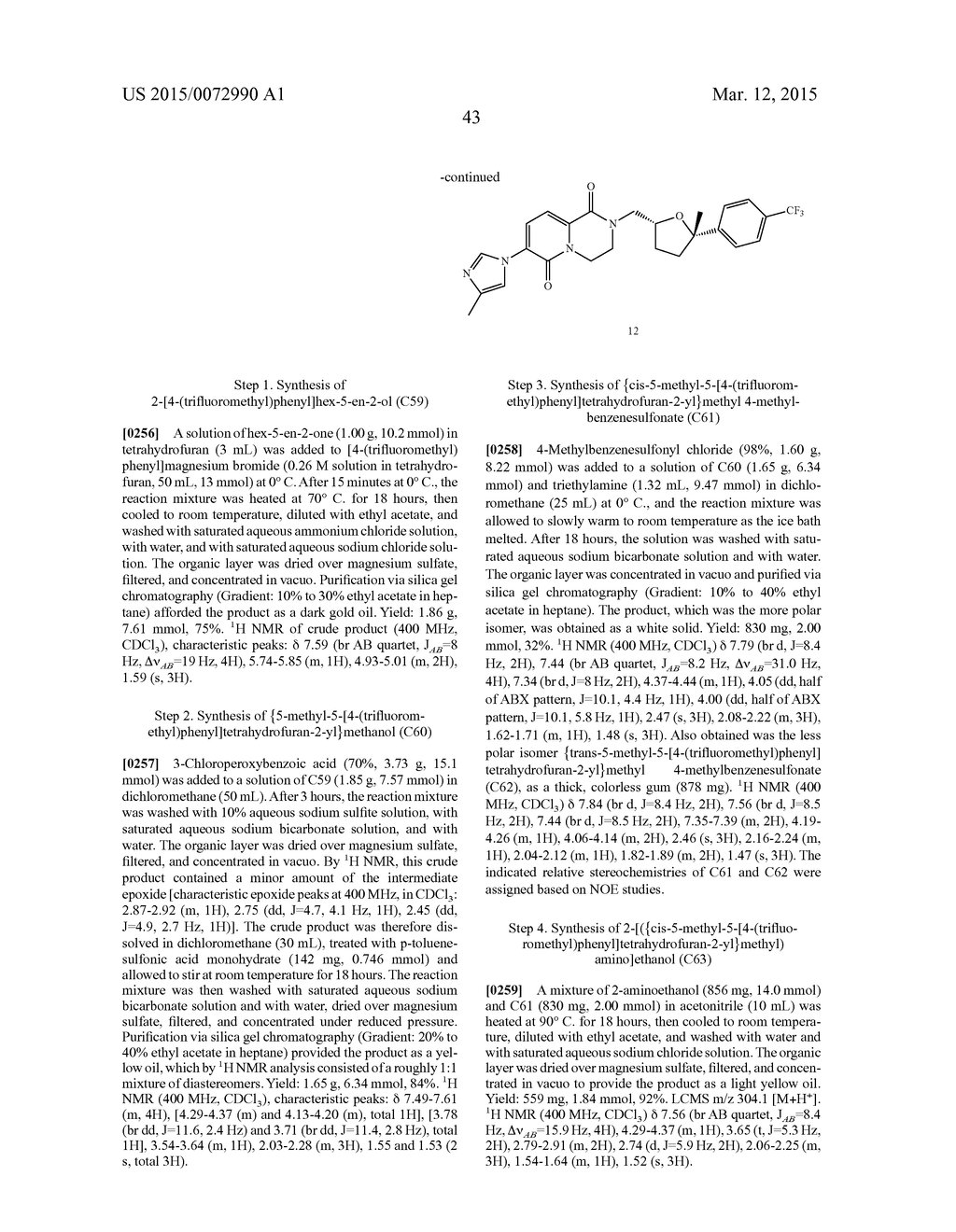 Novel Pyrido[1,2-a]Pryazines And Their Use In The Treatment of     Neurodegenerative and Neurological Disorders - diagram, schematic, and image 44