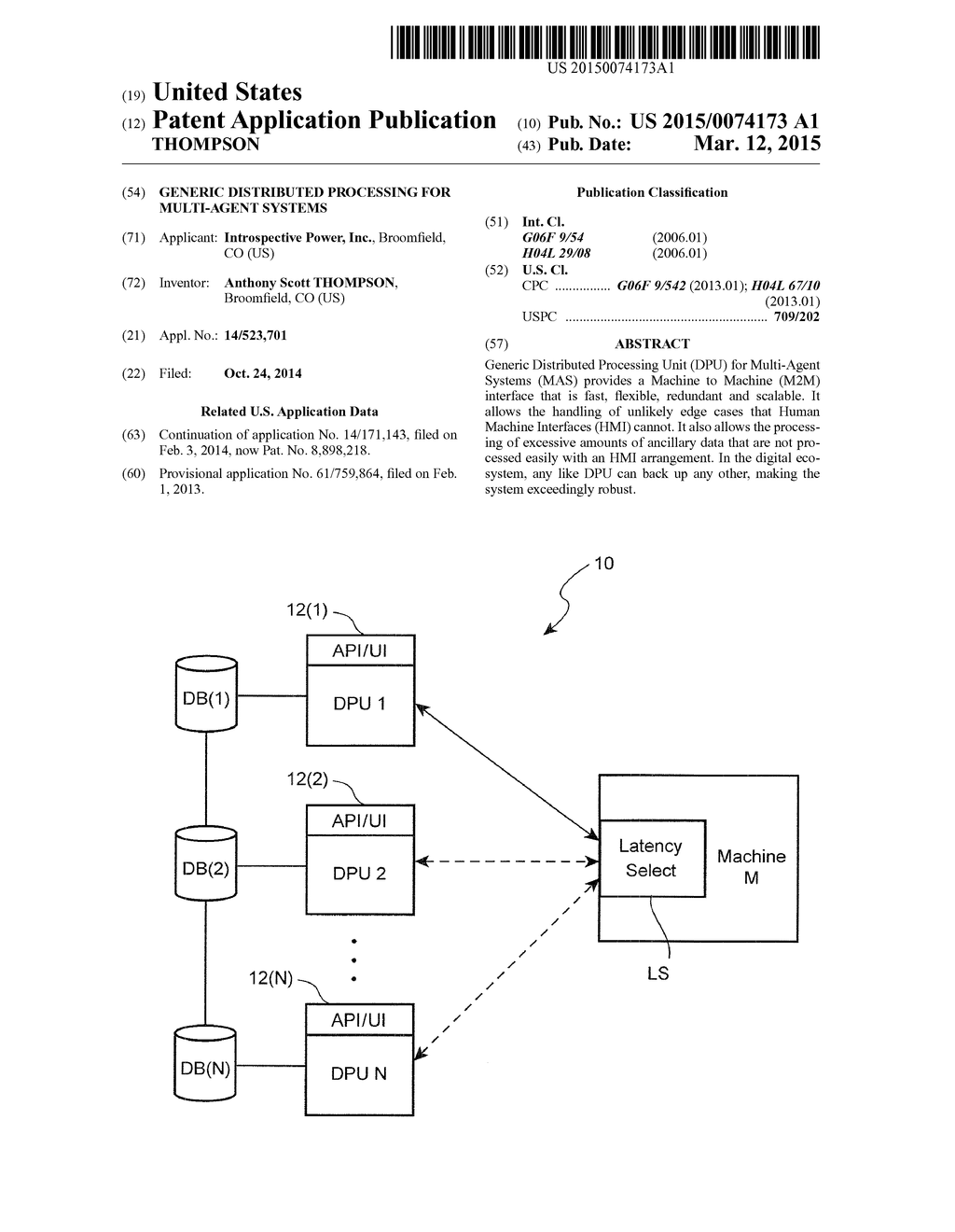 GENERIC DISTRIBUTED PROCESSING FOR MULTI-AGENT SYSTEMS - diagram, schematic, and image 01