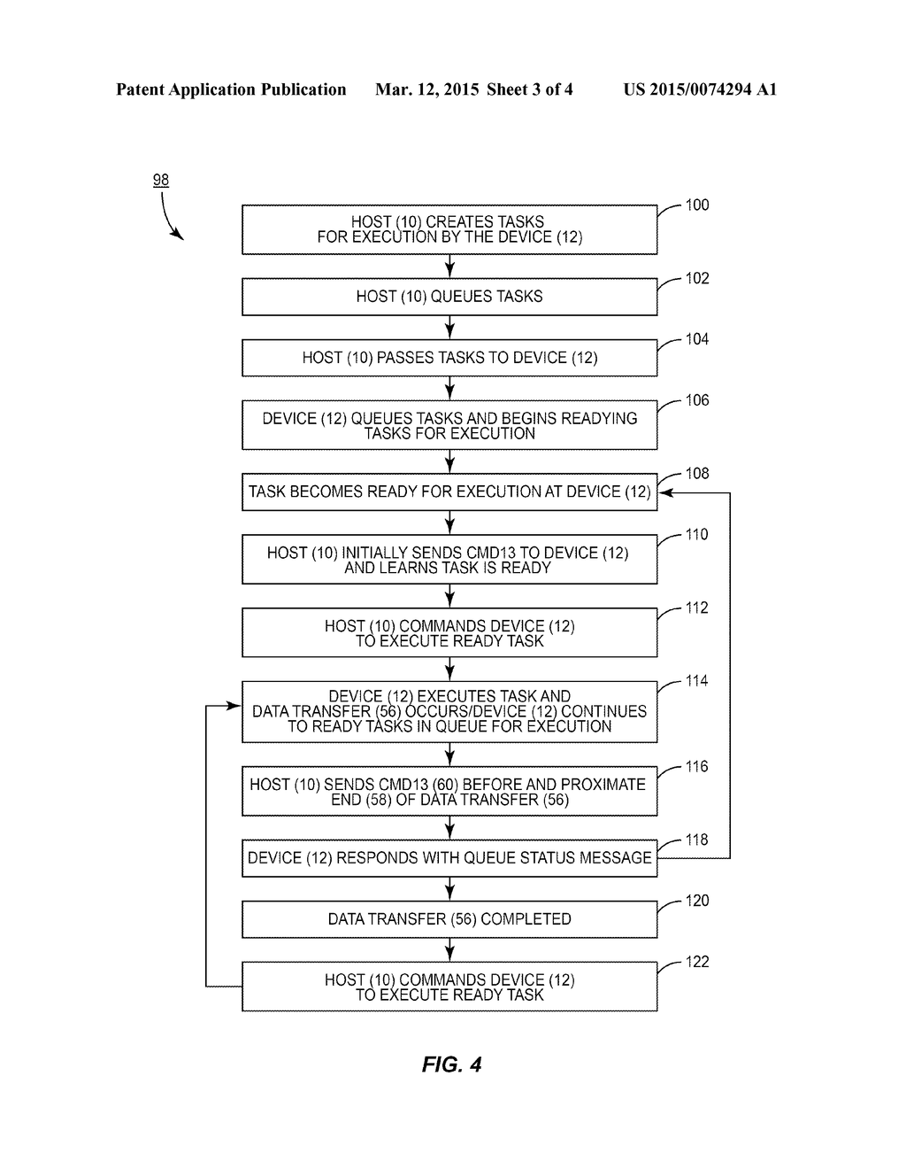 PROVIDING COMMAND QUEUING IN EMBEDDED MEMORIES - diagram, schematic, and image 04