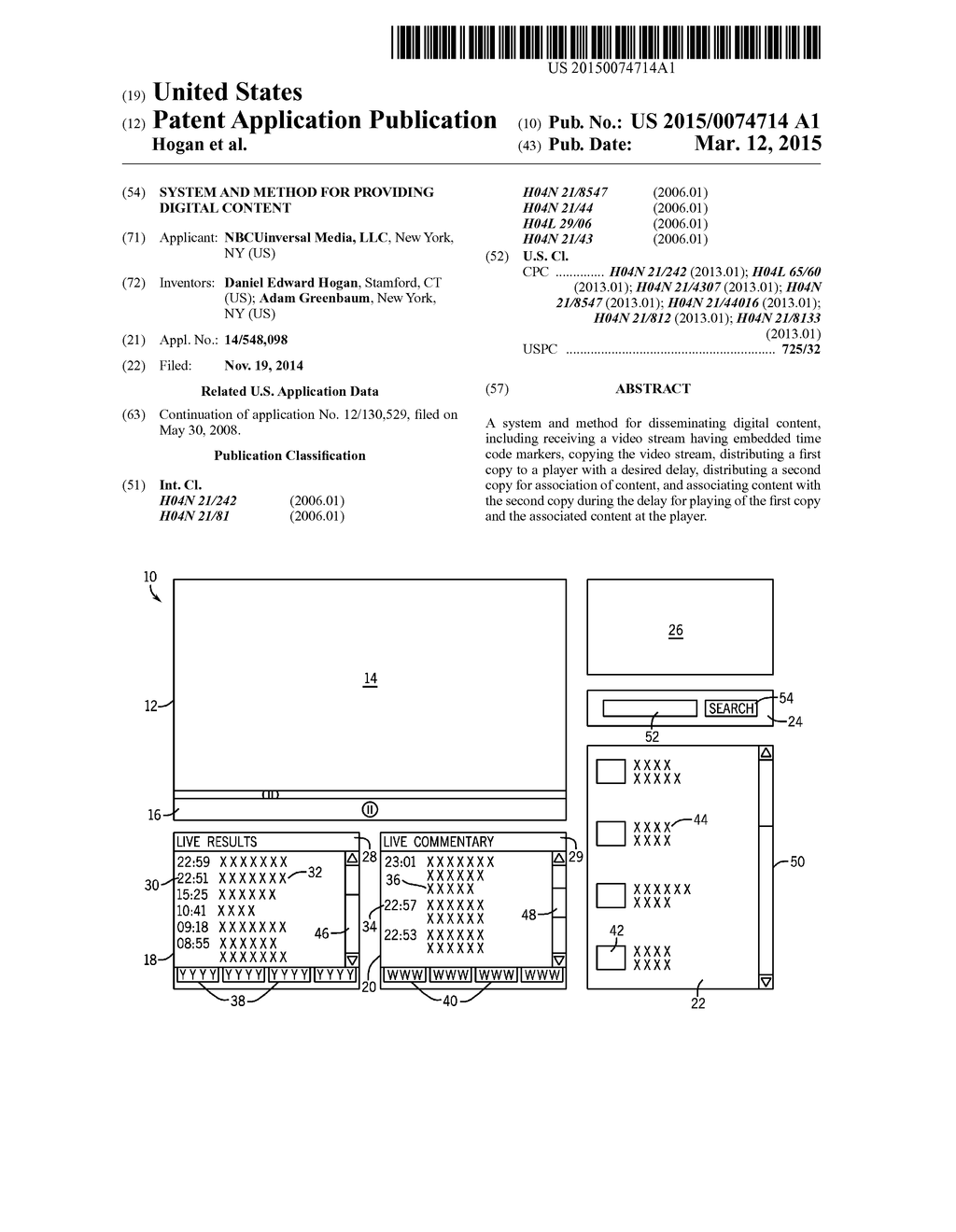 SYSTEM AND METHOD FOR PROVIDING DIGITAL CONTENT - diagram, schematic, and image 01